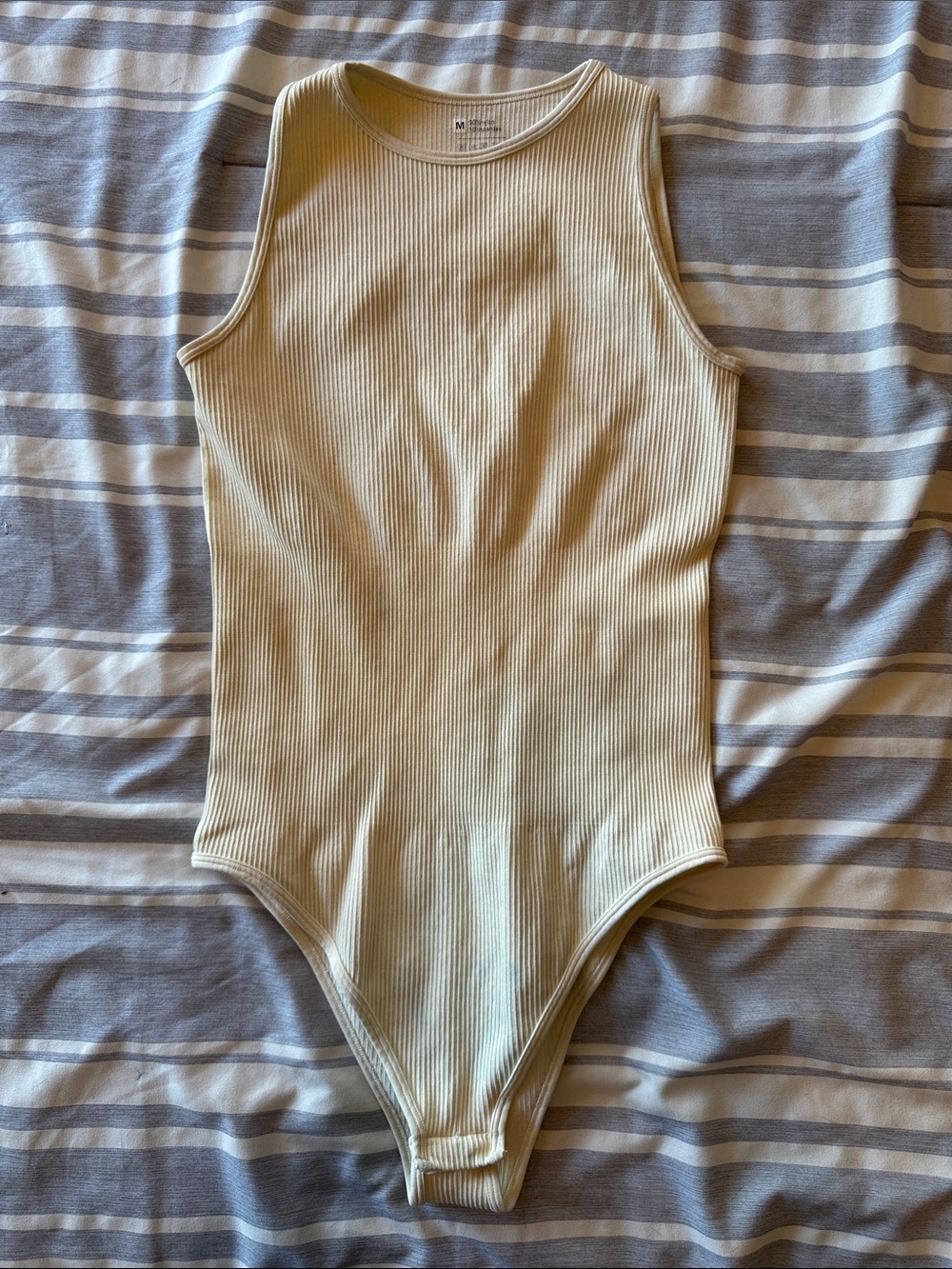 Ribbed Bodysuit with compression